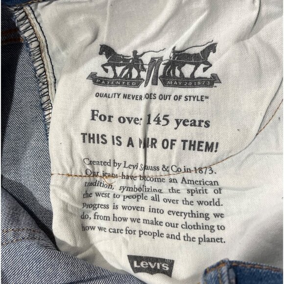 Levis 511 Mens Slim Fit Jeans W34 L30 Stretch Denim Blue 36j - Picture 8 of 8